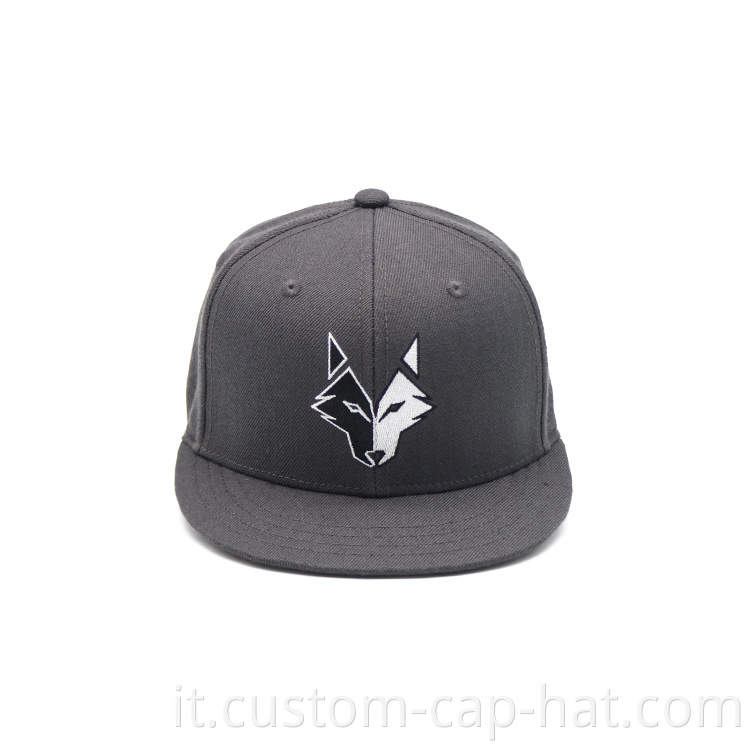 Black Snapback Cap